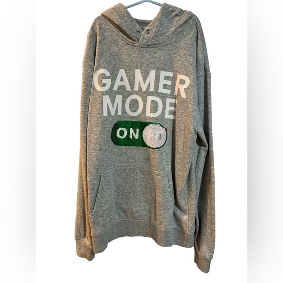 H&M  jacket with ON/OFF  sequins design, used once. - Picture 1 of 3